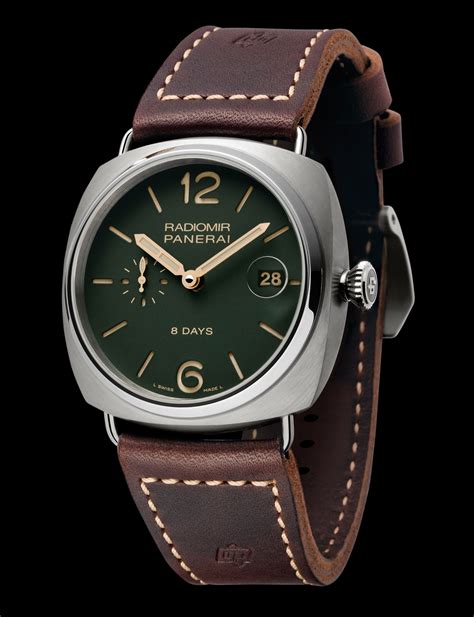 panerai green dial replica|radiomir panerai price.